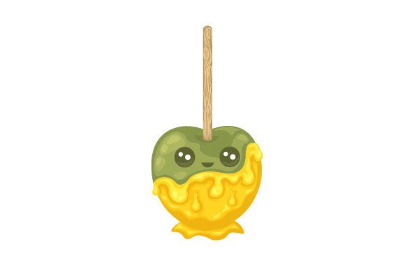 Kawaii Caramelized Green Apple