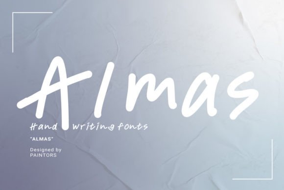 Almas Font PNG with transparent background - Preview 2