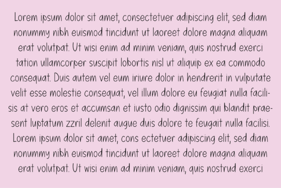 Chut Font - Preview 1