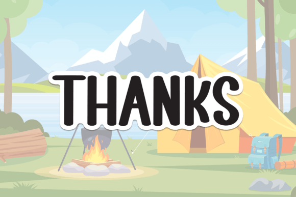 Camping Trip Font - Preview 6
