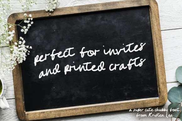 Chubby Latte Font - Preview 2
