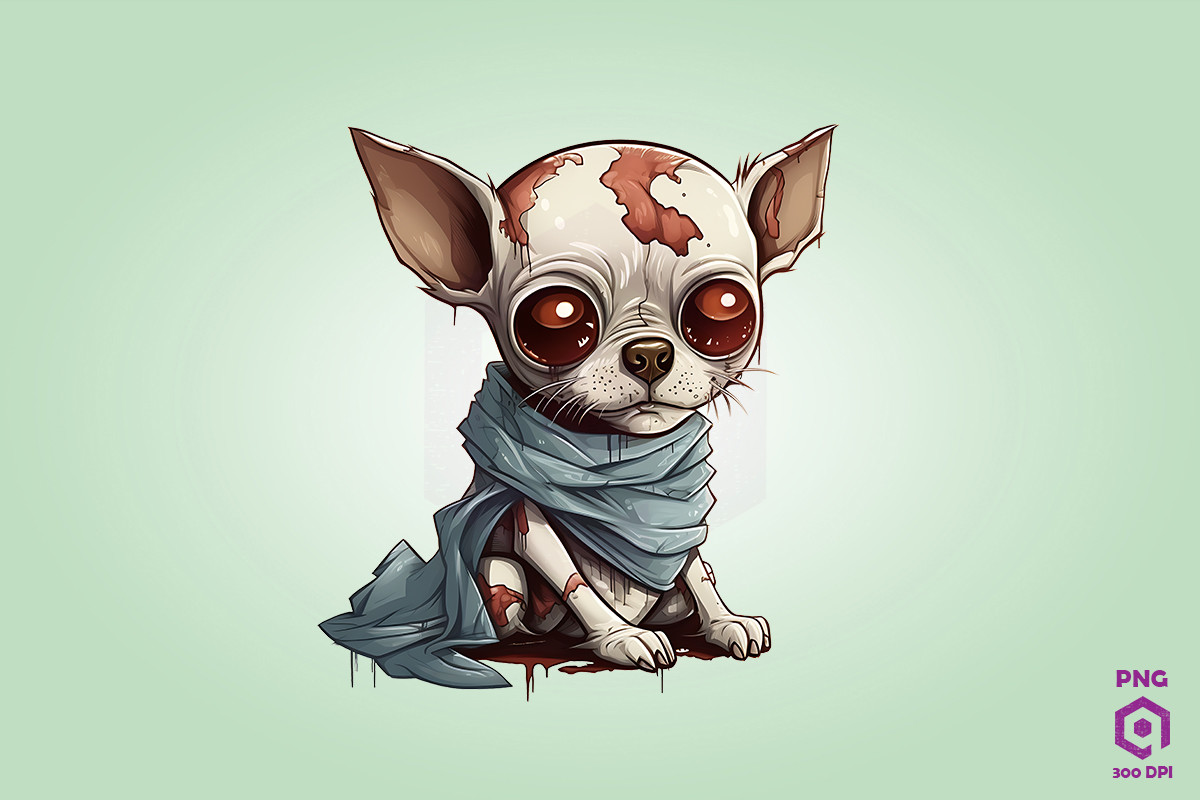 Halloween Chihuahua Mummy Dog Graphic by Quoteer · Creative Fabrica