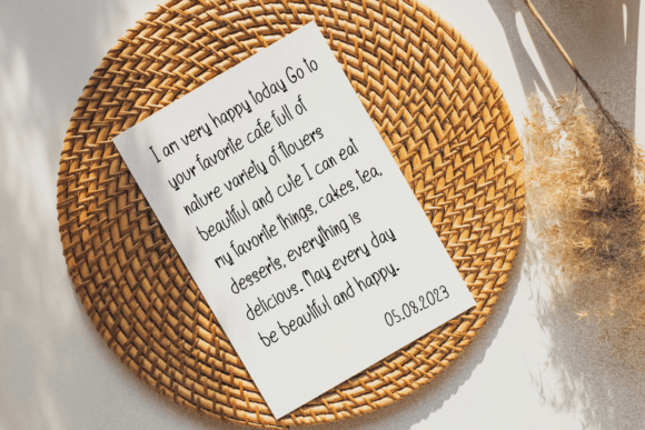 Note Font PNG with transparent background - Preview 1