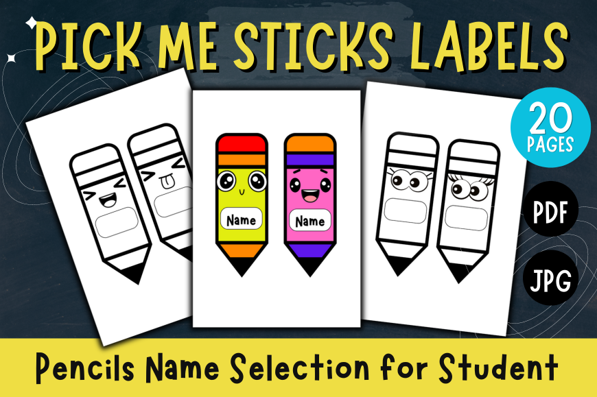 Pencils Name Selection for Student
