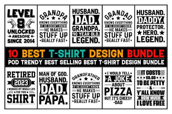 T-Shirt Design Bundle-Vintage T-Shirt