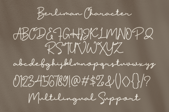 Berliman Font - Preview 1