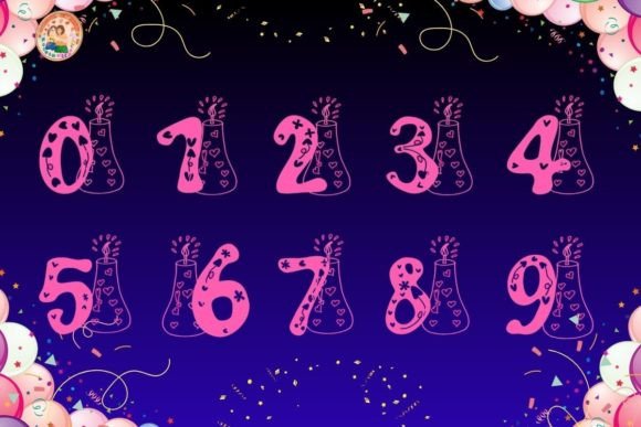 Happy Birthday Font - Preview 3