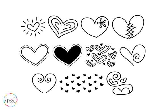 Heart Doodle Pro Font - Preview 2