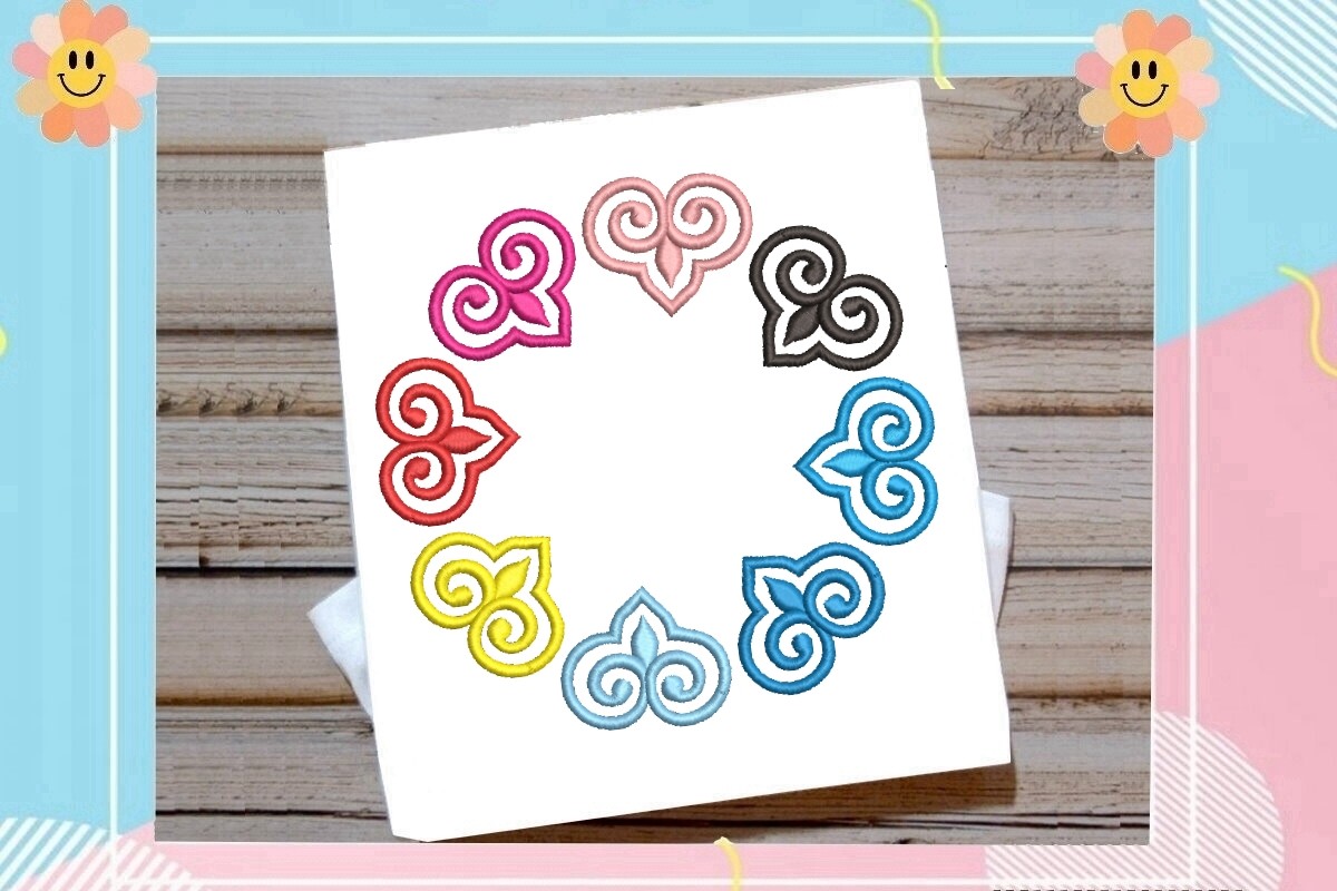 Multicolor Circle Border