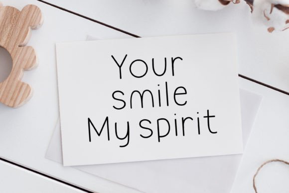 New Born Font PNG with transparent background - Preview 1