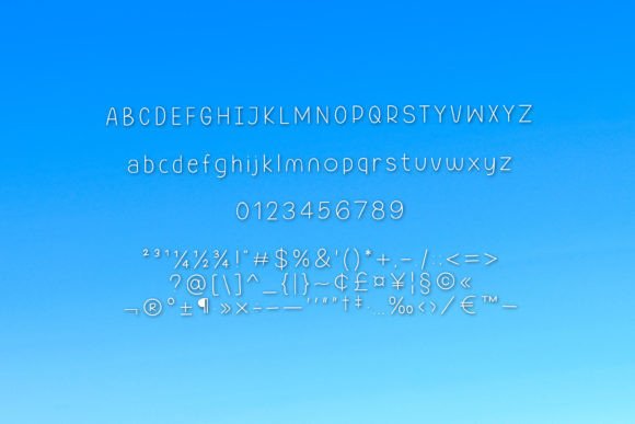 New Born Font PNG with transparent background - Preview 4
