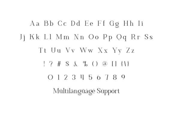 Platinum Ivory Font PNG with transparent background - Preview 2