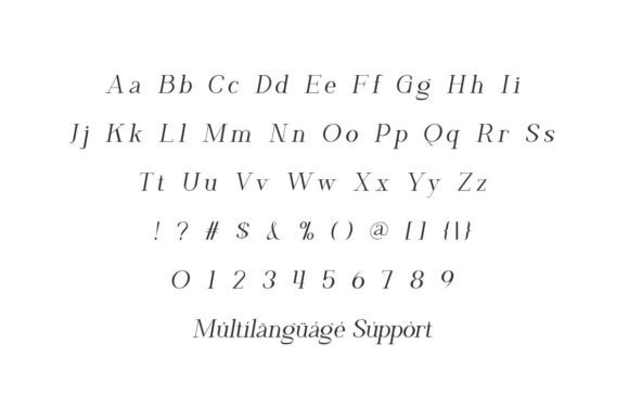 Platinum Ivory Font PNG with transparent background - Preview 5