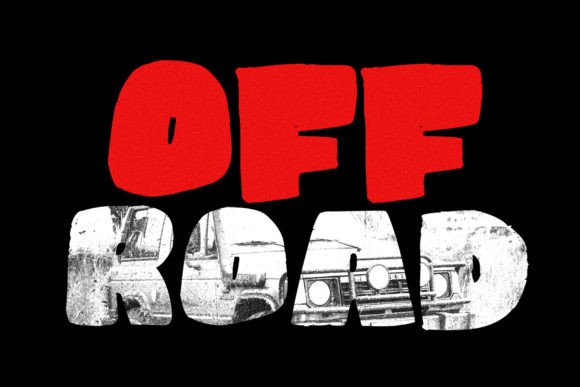 Rocktypes Font PNG with transparent background - Preview 4