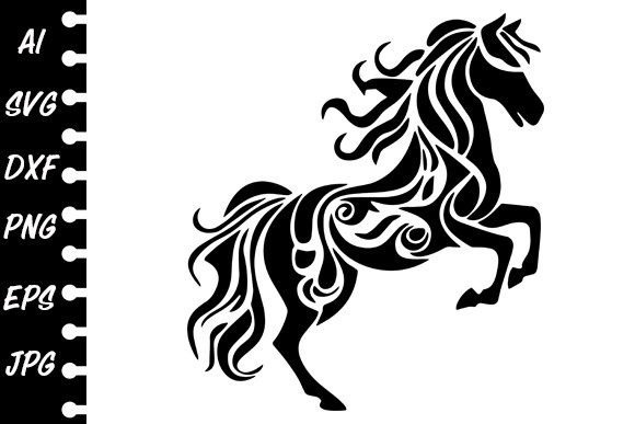 Stencil Horse