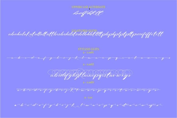 Asmaraloka Font - Preview 5