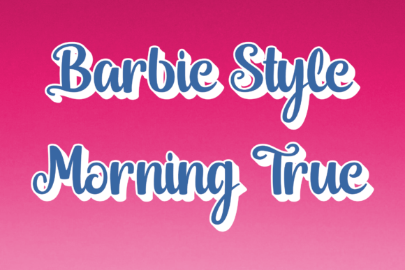 Barbiedol Font - Preview 6