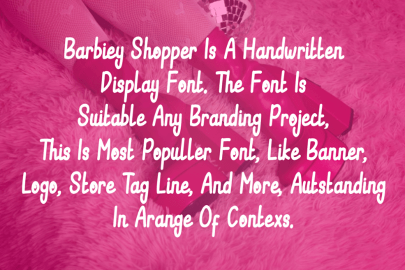 Barbiey Shopper Font - Preview 1