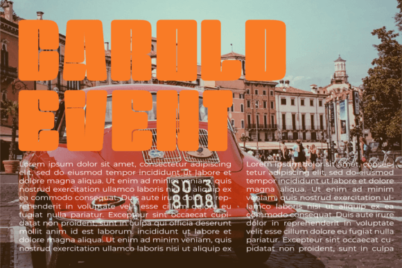Bezamin Harison Font - Preview 3