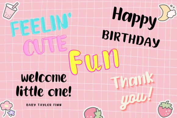 Chill Chill Font PNG with transparent background - Preview 1
