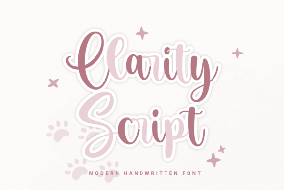 Clarity Script Script & Handwritten Font By kammaqsum