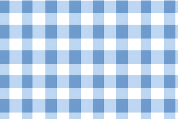 Colorful Blue Gingham Seamless Pattern
