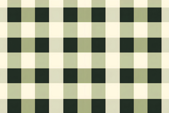 Colorful Green Gingham Seamless Pattern