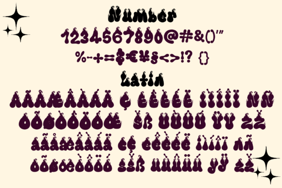 Demon Fire Duo Font PNG with transparent background - Preview 5
