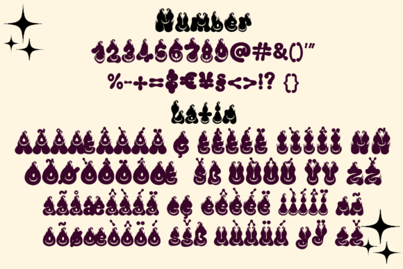 Demon Fire Duo Font PNG with transparent background - Preview 6