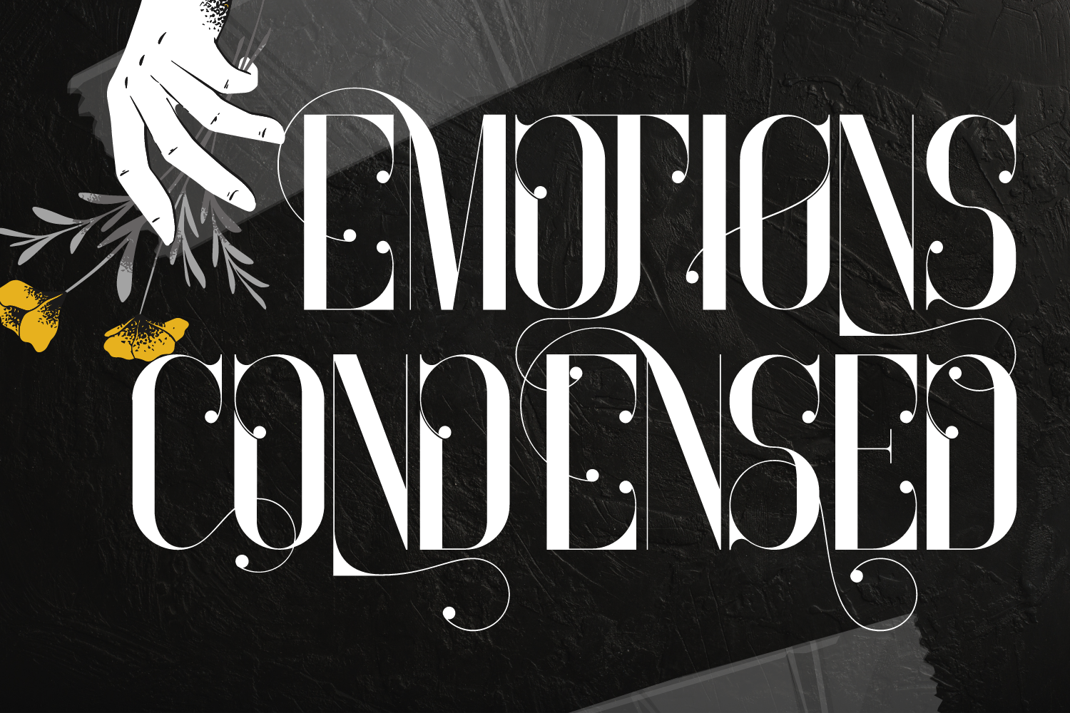 Emotions Condensed Font by 177Studio · Creative Fabrica font preview