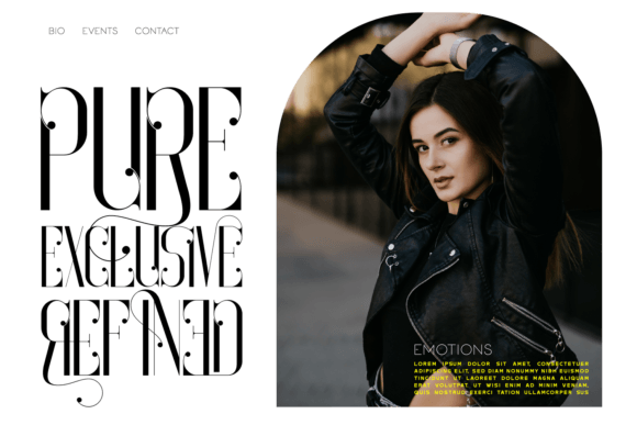 Emotions Condensed Font - Preview 2