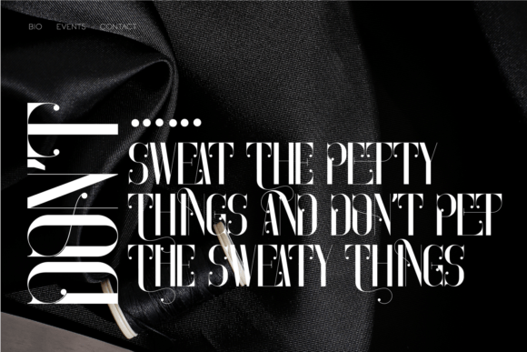 Emotions Condensed Font - Preview 4
