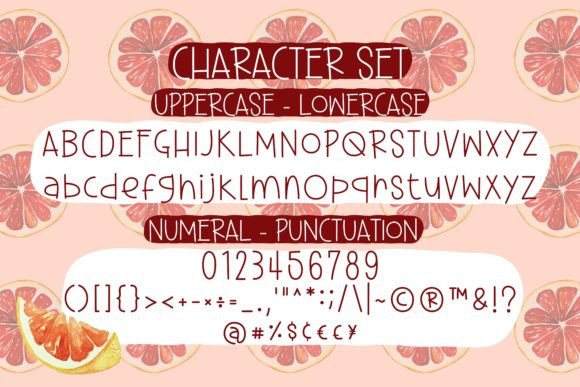 Grapefruit Font - Preview 4