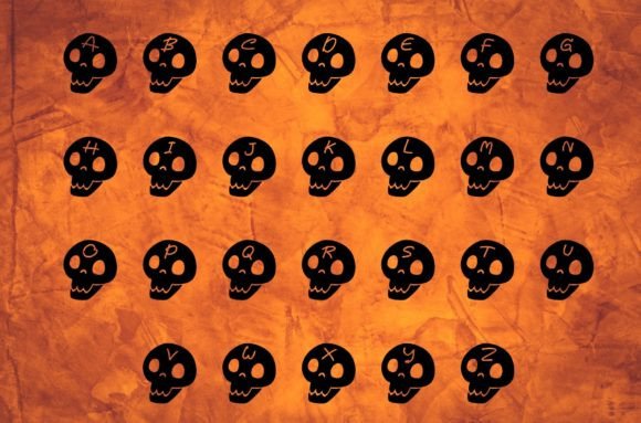 Halloween Skulls Font - Preview 4