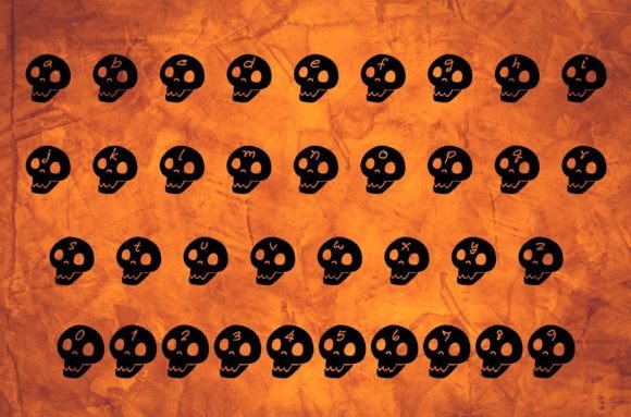Halloween Skulls Font - Preview 5