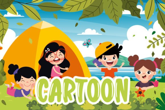 Kids Camping Font - Preview 1
