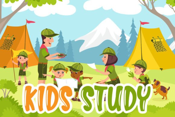 Kids Camping Font - Preview 2