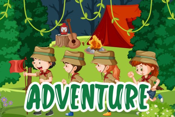 Kids Camping Font - Preview 4
