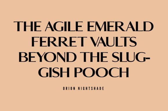 Merci Font font preview - 2