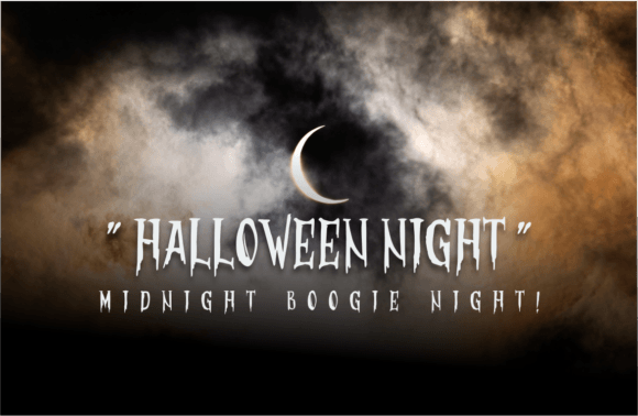 Night Halween's Font PNG with transparent background - Preview 2