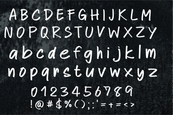 Peera Write Font PNG with transparent background - Preview 2