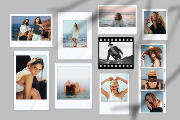 Polaroid Frames PNG Overlay