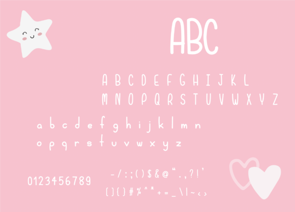 Sketchy Doodle Font PNG with transparent background - Preview 1