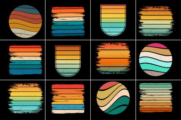 Sunset Retro Vintage for T-Shirt Design