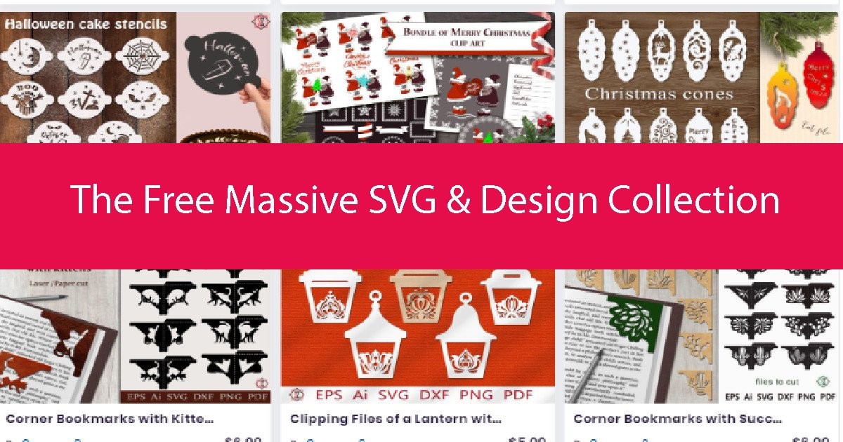 The Massive SVG & Design Collection Bundle · Creative Fabrica