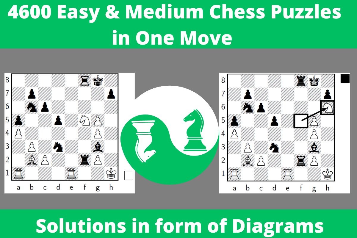 4600 Easy & Medium Puzzles in One Move Graphic by PrintablePDFStore ...