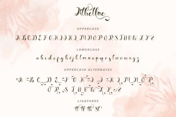 Atheline Font - Preview 4