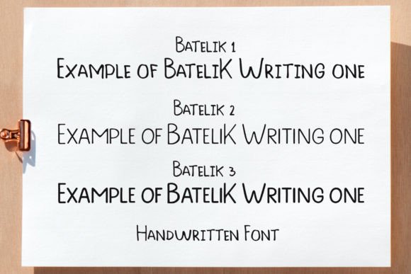 Batelik Font - Preview 4