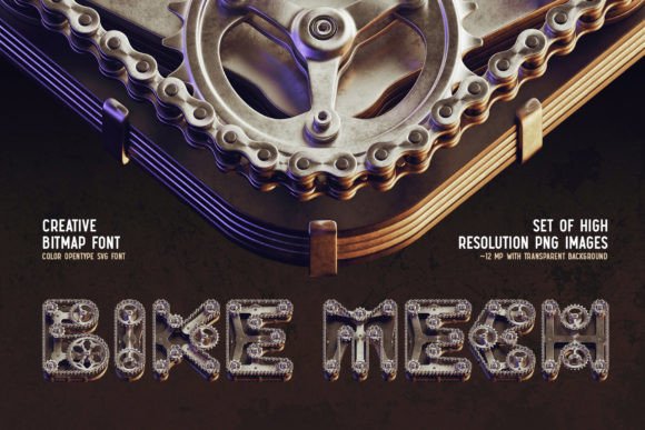 Bike Mech Font - Preview 1