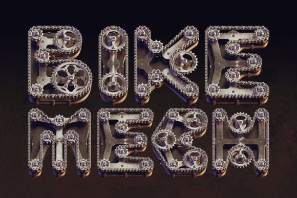 Bike Mech Font - Preview 5